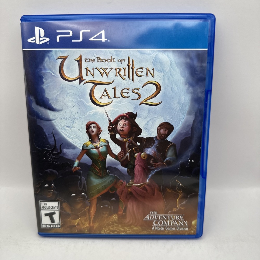 The Book of Unwritten Tales 2 PlayStation 4 PS4 Mint/Near Mint Disc